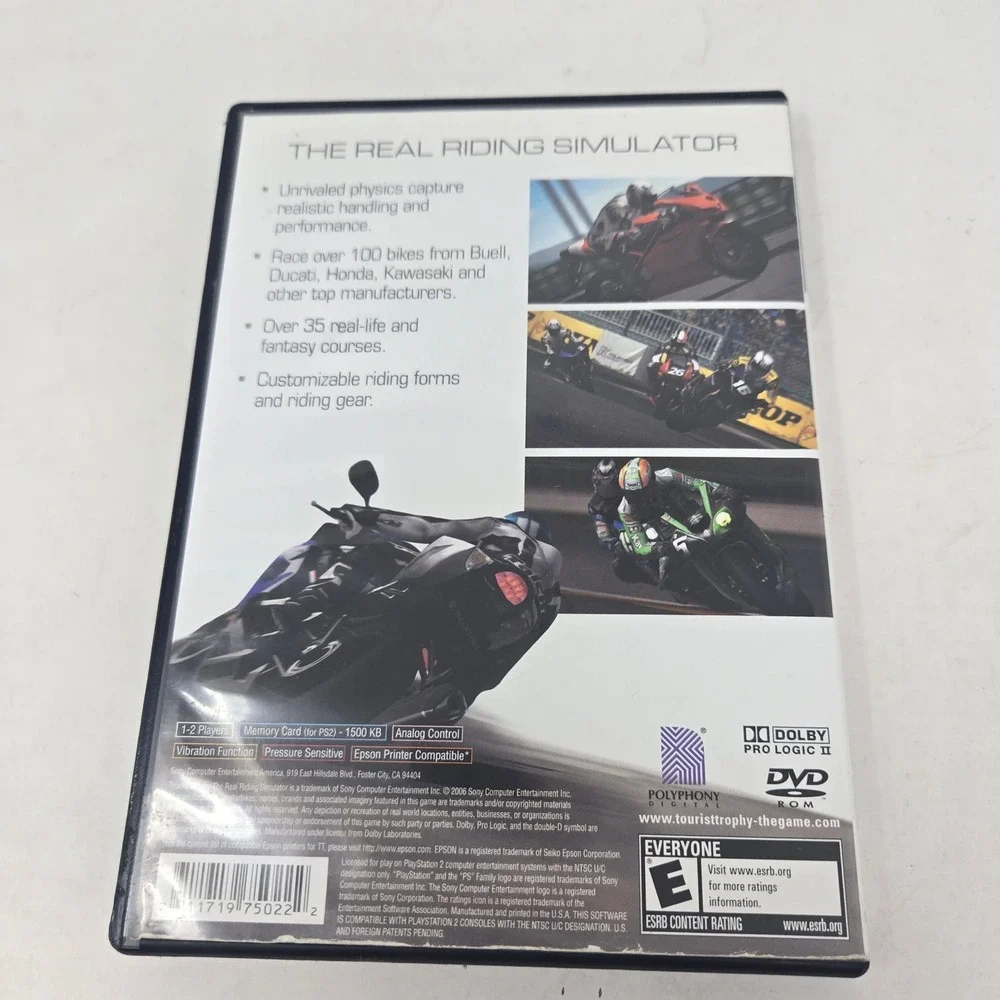 Tourist Trophy‎ The Real Riding Simulator Sony PlayStation 2 PS2 2006 CIB